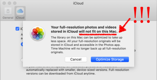 Optimize Mac Storage Or Download Originals